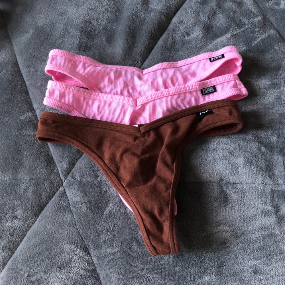 Victoria Secret PINK thongs - bundle of 3